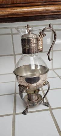 Vintage Corning Brand Silver Plated Glass Coffee - San Fernando, Los Angeles, California