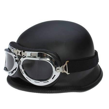 Skid Lid German Style DOT helmet with goggles - Granada Hills, Los Angeles, California