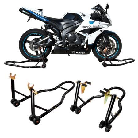 New in box Front Back Motorcycle Stand Black - Los Angeles