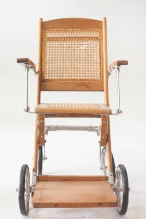 Antique Wood Wheelchair