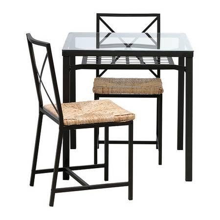 ikea Granas table with 2 chairs