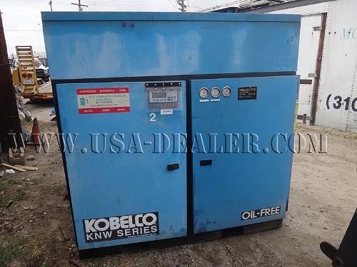 KOBELCO SERIES KNW OIL-FREE TWO-STAGE ROTARY SCREW AIR COMPRESSOR - Los Angeles