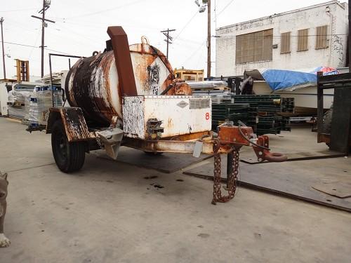 TAR MACHINE ON A TRAILER - Downtown, Los Angeles, California