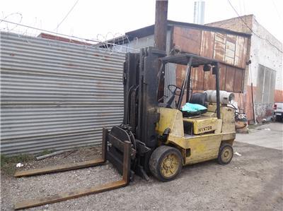 2000 HYSTER S70XL FORKLIFT WITH ROTATOR