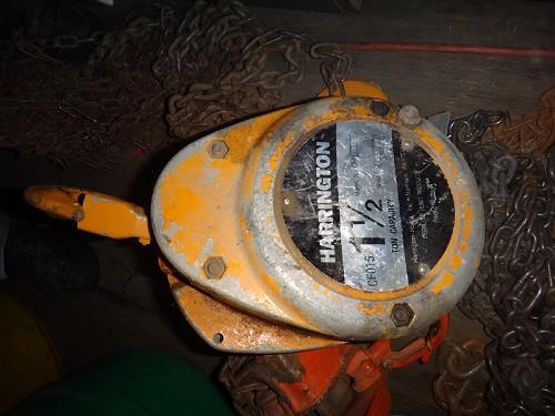 HARRINGTON 1 1/2 TON CRANE HOIST