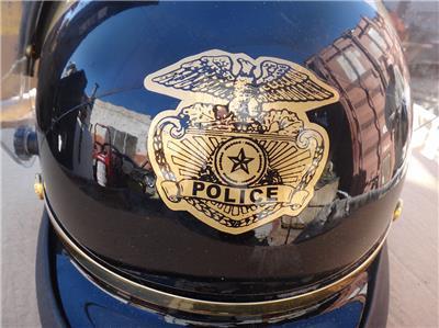 POLICE MOTORCYCLE HELMET