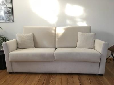 Sofa-Bed with two cushions