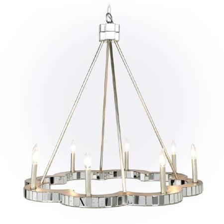 Mirrored Deco Chandelier