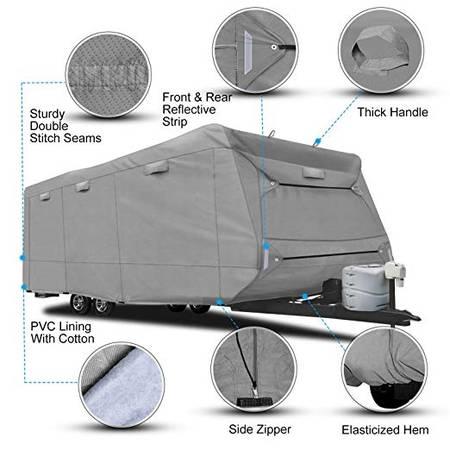 RV Masking Heavy Duty 5 Layers Travel Trailer RV Cover - Los Angeles