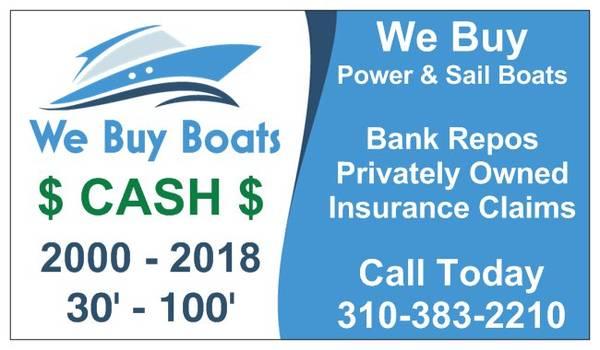 We Buy Boats 2000 or Newer