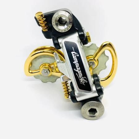 Campagnolo Road Bike Rear Derailleur Gold Plated Campy