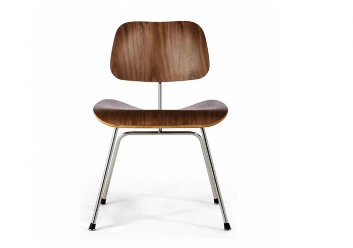 6 Plywood Dining Chair with Metal Legs - Los Angeles