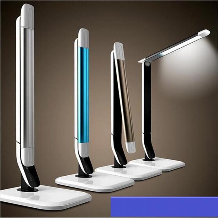 New LED Desk Lamp Dimmable Touch Book Light Eye Protection Table