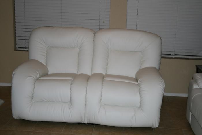 Almost brand new, occasionally used THREE “RECLINING SOFA”
