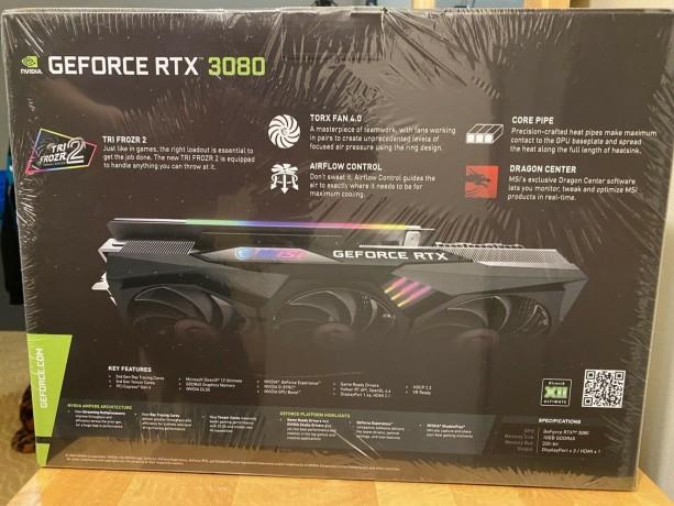 msi gaming trio 3080 rtx geforce