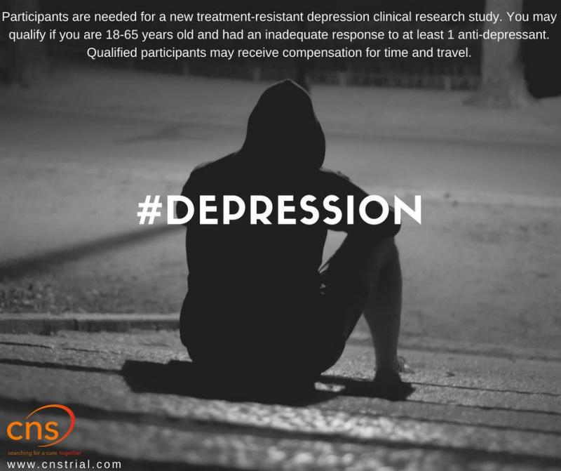 Paid Clinical Trials Depression, Schizophrenia, PTSD, more