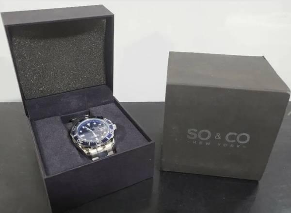 New in Box So & Co Men’s Dive Watch