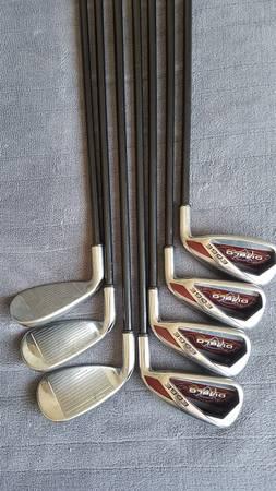 Callaway Diablo Edge Golf Iron set, SW to 4H, NEW GRIPS