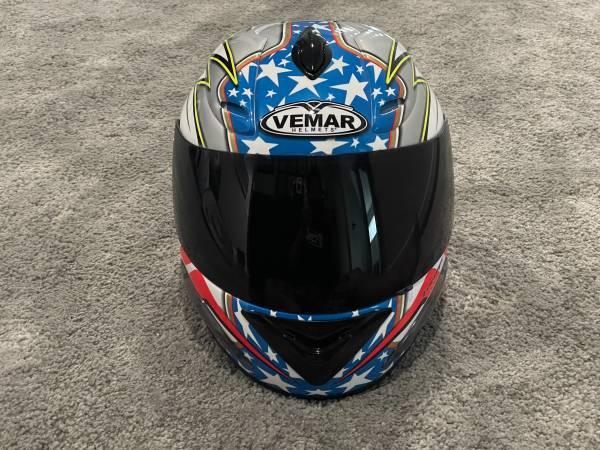 Vemar VSREV Diadem Full Face Helmet, XL - Los Angeles