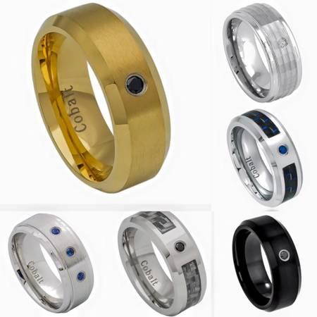 Titanium Or Tungsten wedding band from size 5 to 15 - Los Angeles