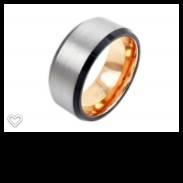 Titanium Or Tungsten wedding band from size 5 to 15