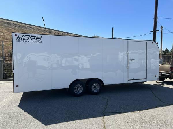 20-24ft Transport Enclosed Cargo Trailer Heavy Duty For Moving