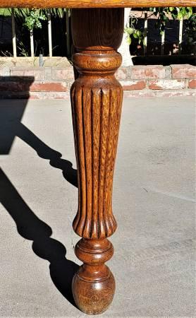 Antique quartersawn table (mainly for the rare legs) - Sherman Oaks, Los Angeles, California