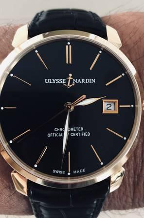 Ulysse Nardin Classico 18k Rose Gold Mens watch - Marina del Rey, Los Angeles, California