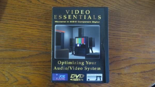 video essentials optimizing your audio/video system dvd