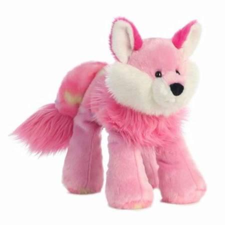 New Sherbet Fox, Aurora World Bright Fancies, Plush, Pink Stuffed