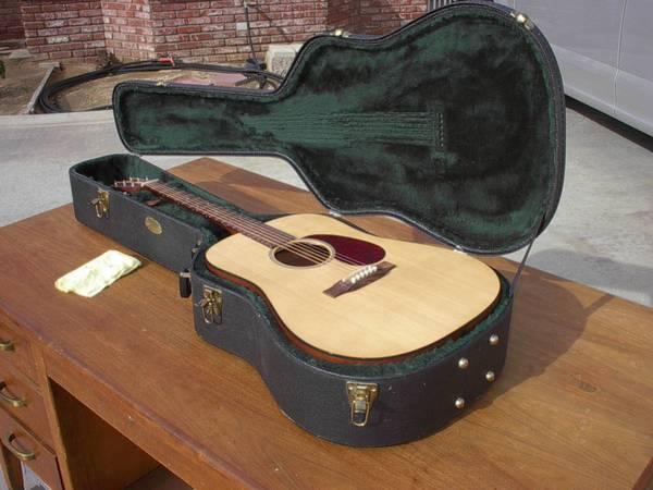 2001 Martin Acustic Guitar USA DM Mahogany Dreadnaught Like New - Los Angeles