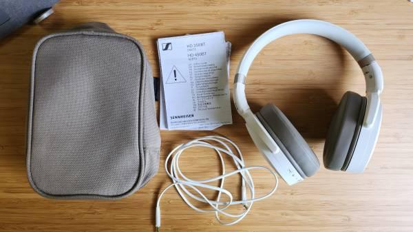 White Sennheiser HD 450BT Bluetooth Headphones - Pasadena, Los Angeles, California