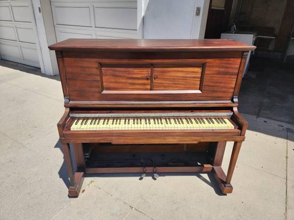 1925 WURLITZER upright player piano (refinished)