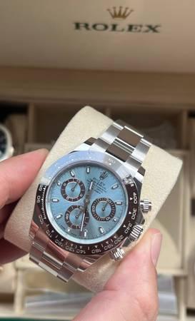 2022 BRAND NEW Rolex Daytona Platinum Blue - Los Angeles