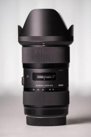 BEST OFFER - SIGMA 18-35MM F1.8 ART LENS FOR CANON EF