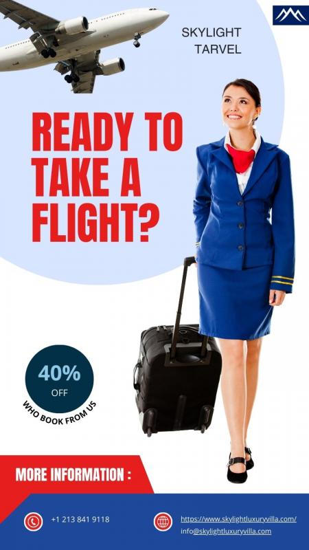 Low Airline Ticket Fare Saving 40%