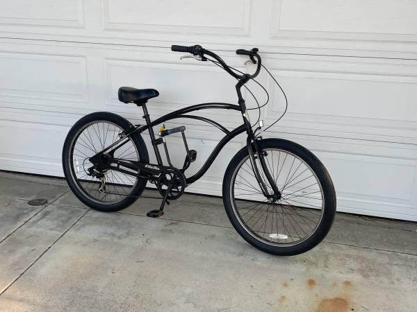 All Black 7 Speed Electra Cruiser 7D 26” Cruiser - Long Beach, Los Angeles, California