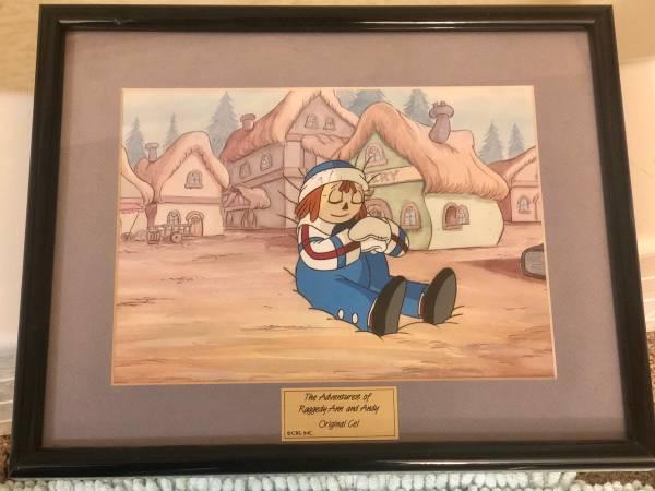 Production Cel of Raggedy Ann and Andy DEBUT EPISODE! - Pomona, Los Angeles, California