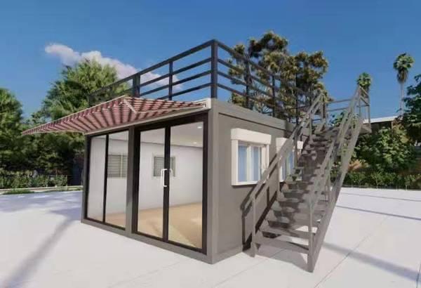 PF-106 Combo Mini Container Houses, Only $30/SF, optional Solar