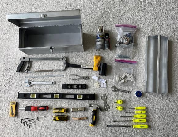 Complete set of Tools - Screwdrivers, Hammer, Hacksaw, Wrenches
