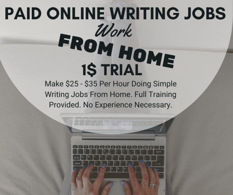Online Content Writer Opportunities 1$ Trial