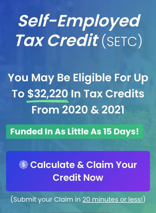 Self-employed tax credit (SETC)