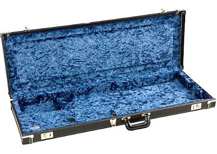 Fender Stratocaster Case - Black W/Big Amp Logo & Blue Int. - NEW - Los Angeles