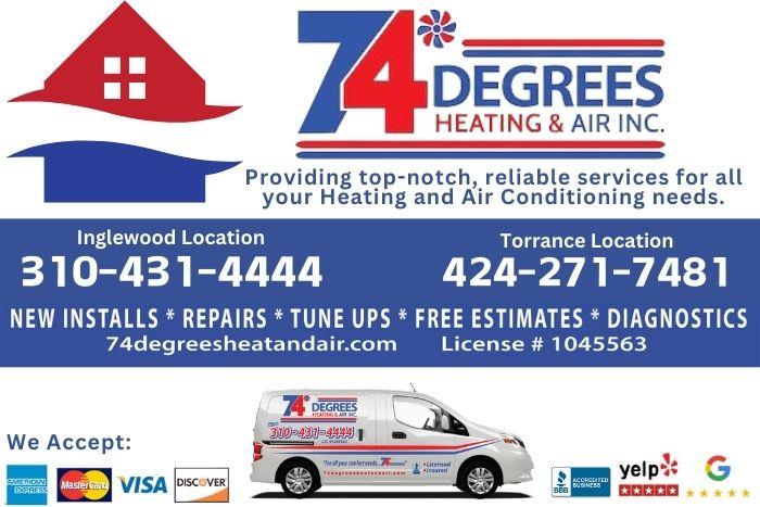 74 Degrees Heat and Air Inc. - Los Angeles