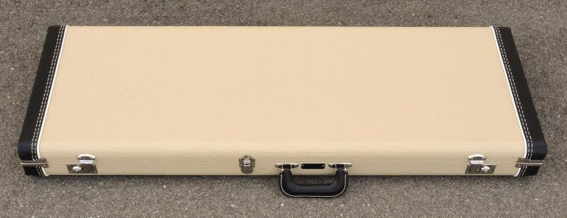 Fender REISSUE 1963 Stratocaster Case - White W/ Orange Int NEW - Los Angeles